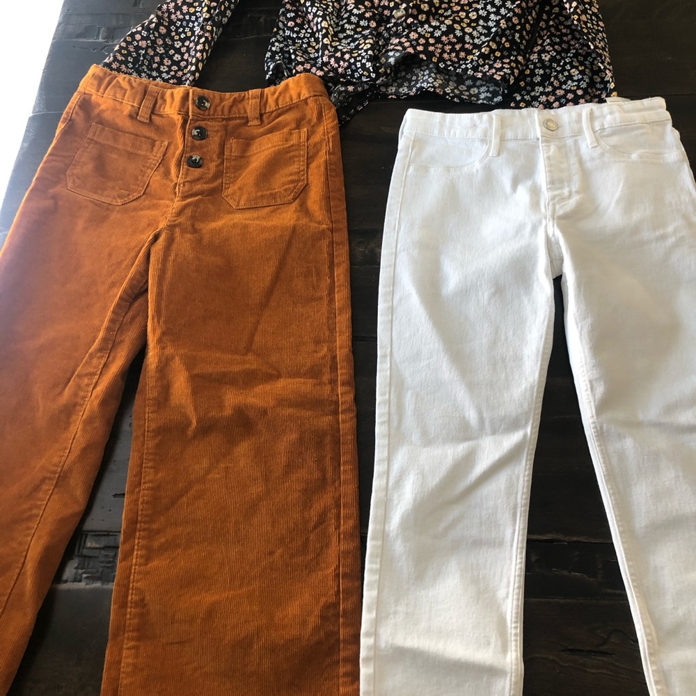 Brand new white skinny jeans with stretch girls size 8/9